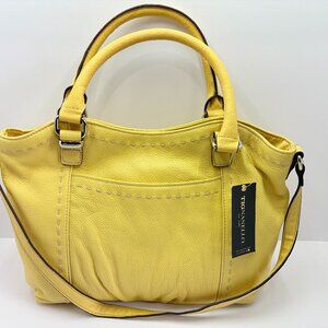 New with Tags Tignanello Pebbled Leather Handbag "Sunrise" Color